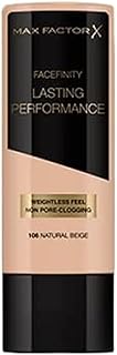 Max Factor, Long Lasting Performance No.106, Natural Beige, Foundation, 1.1 Ounce