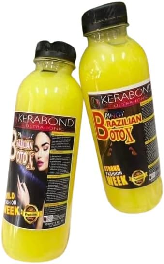 Kerabond Brazilian Hair Treatment Formula, Professional Salon Quality, Yellow, 500ml