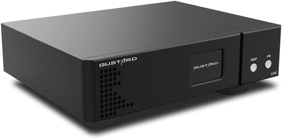 Gustard U18 DDC USB Digital Interface DSD512 PCM768Khz XU216 K2 Fully Isolation AS338 Hi-End Crystol IIS USB Audio Interface (Black)