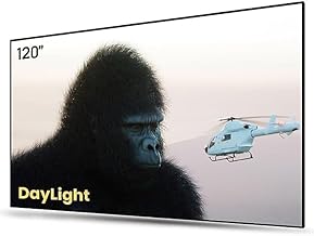 AWOL VISION 120" UST Projector Screen for Bright Day Light Using, 85% Ambient Light Rejecting (ALR) Fresnel Projector Screen for Ultra Short Throw Projector, Fixed Frame, Active 3D
