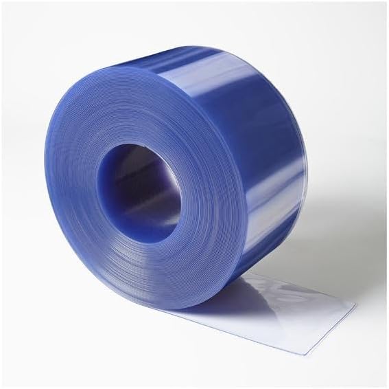 SCD PVC Strip Curtain 200mm x 2mm x 25m Long Bulk Roll, for Personnel Doors