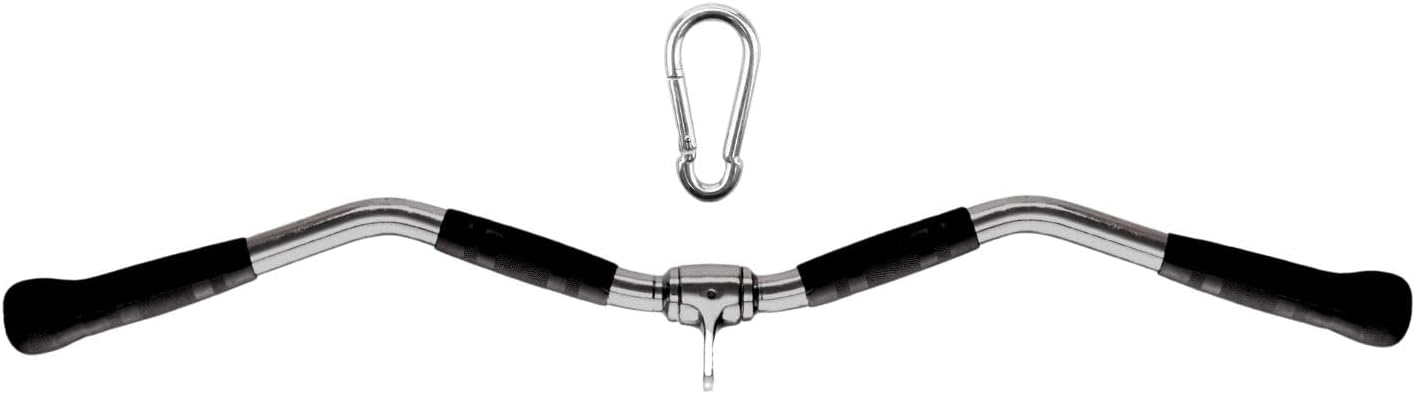 Yes4All Neutral Paddle Grip LAT Pull Down Bar, Range of Motion Spreader Handle Cable Attachments