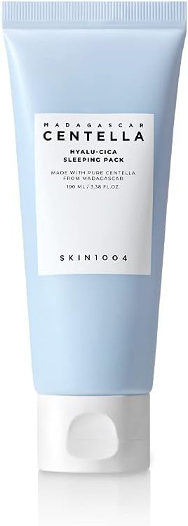 SKIN1004 SKIN 1004 Madagascar Centella Hyalu-Cica Sleeping Pack 3.38 FL.OZ |Skin brightening and anti-aging Korean Overnight Facial Mask with Hyaluronic Acid, Niacinamide, Centella Asiaatica