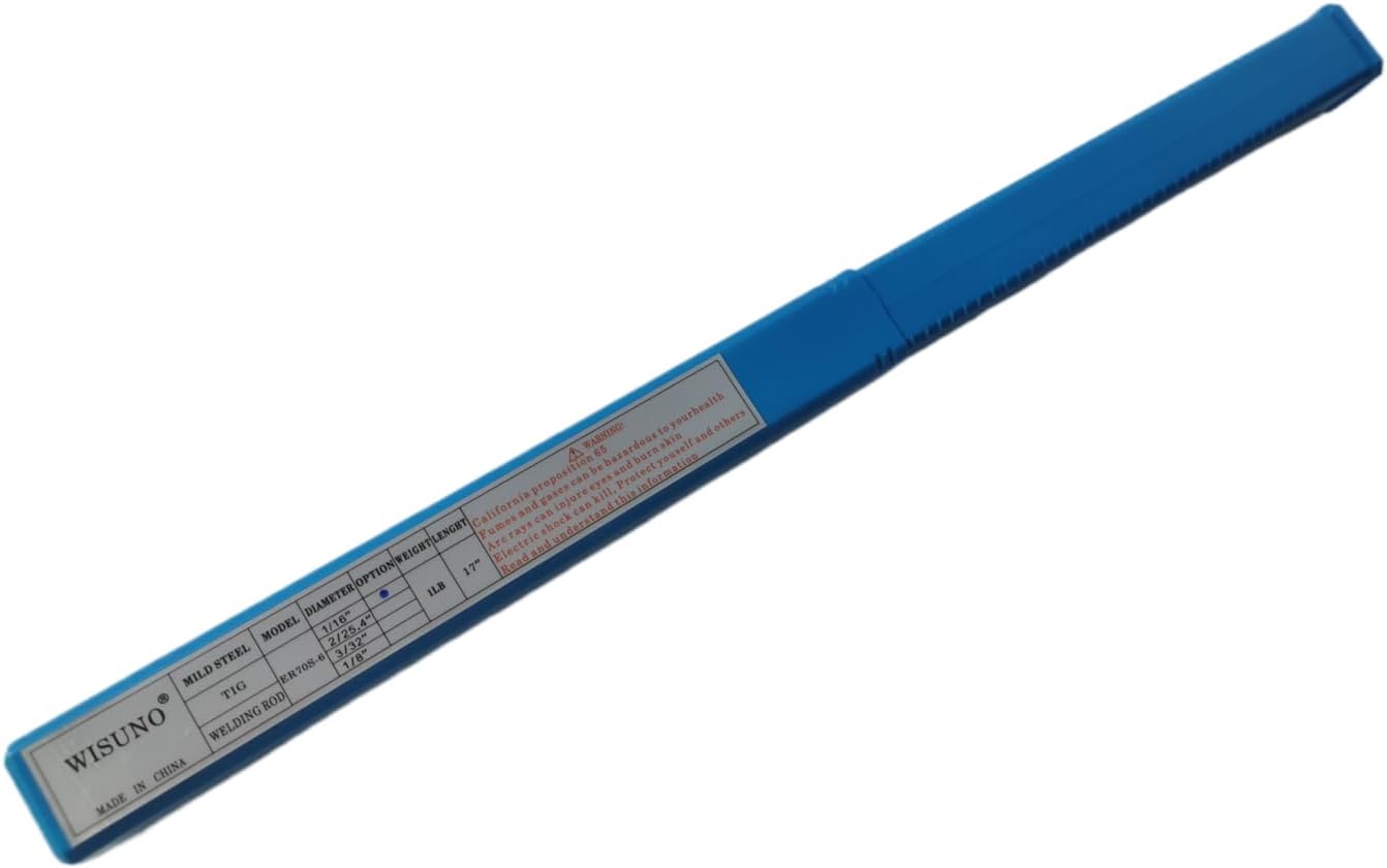 Mild Steel TIG Welding Rods,ER70S-6 TIG Filler Rod 1/16 "x17" 1LB Welding Wire