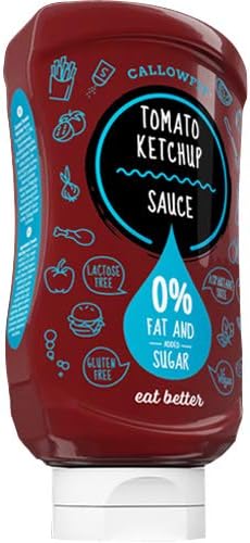 Callowfit Sauce/Dressing 300ml - 0g Fat - 0g Sugar - Vegan - Low Carbs - Lactose Free Sauces Dressings (Sauce - Ketchup)