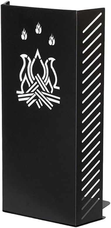 LIMAC SCUDY Design, Baby Protector Ideal for Sufe Wood and Pellets, Burning Protection Glass Stove or Fireplace, Anti Scald Children, Animals. Made in Italy, Firestyle Patent (SCUDY 85)