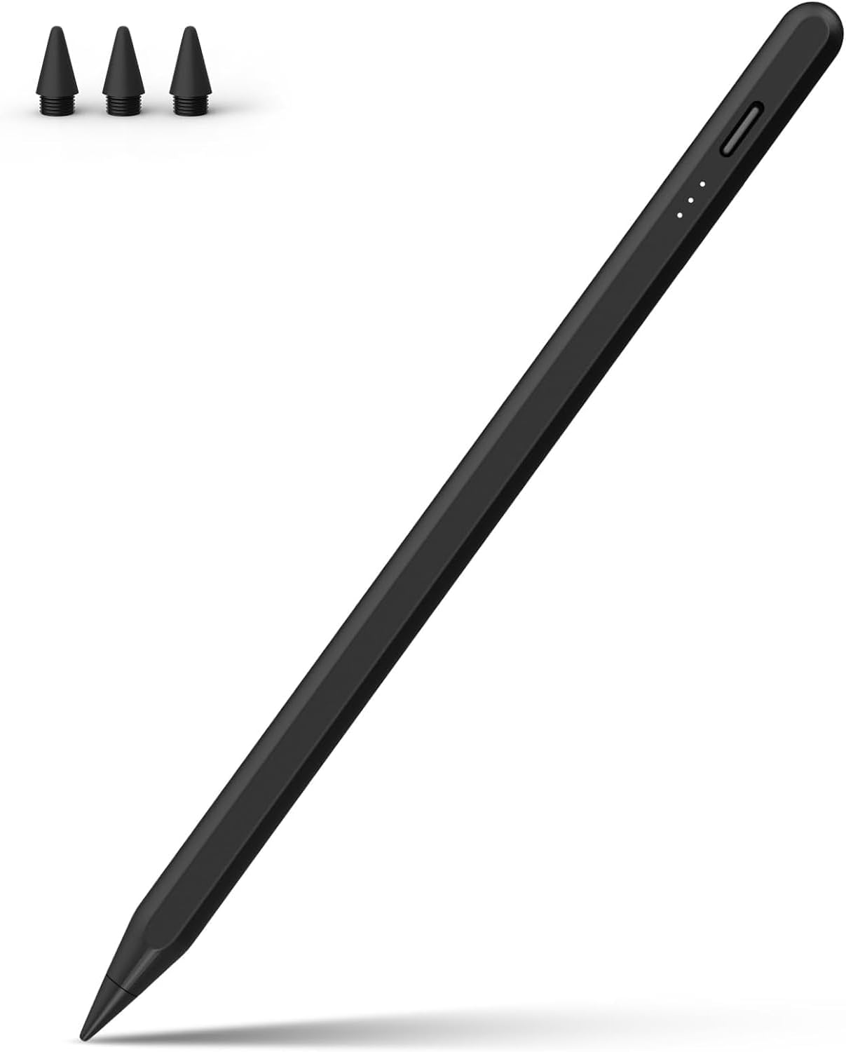 MEKO Stylus Pens for ipad 2018-2025, 13 Minutes Fast Charging iPad Pencil with Palm Rejection, Tilt Sensitivity, Compatible with i-Pad Air 3-5/11"/13", Mini 5/6, iPad 6-11, Pro 11"/12.9"/13" (Black)