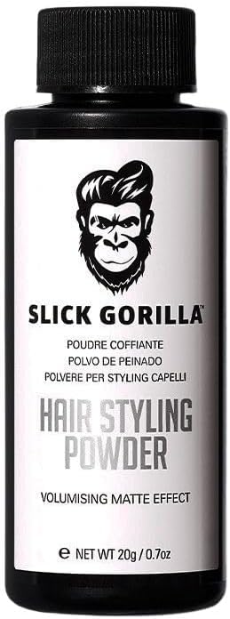 Slick Gorilla Hair Styling Powder for Men, Texture Powder 20g | Matte texture powder for volume, root lift, no shine and lightweight hold