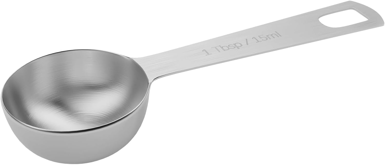 BERYLER 1PCS 1tbsp (3tsp, 15ml, 1/2oz) Single Measuring Spoon, Stainless Steel Individual Teaspoons Only