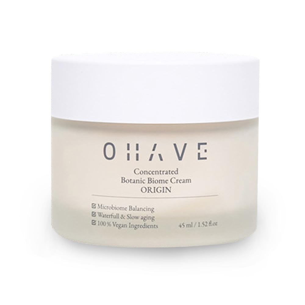 OHAVE Soothing Moisture Cream - Hydrating & Calming Face Moisturizer for Sensitive Skin, Natural Botanical Ingredients, Deep Nourishment, Lightweight & Non-Greasy, 50ml