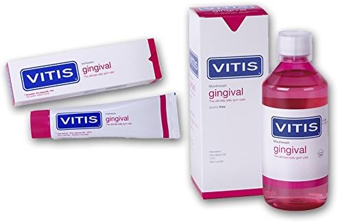 VITIS GINGIVAL Set - MOUTHWASH 500ML + Toothpaste 100ml - Gluten Free