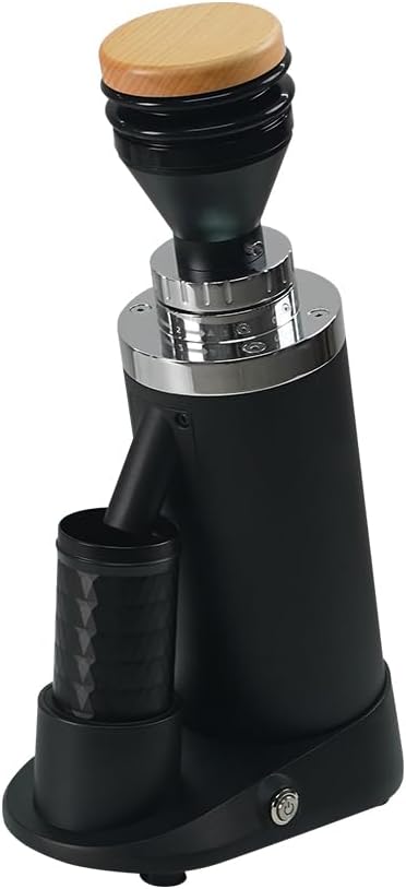 64MM Flat Titanium Burrs Coffee Grinder, 250W Coffee Bean Mill, for Espresso and Pourover, Powder Grinding Machine Stepless Finess