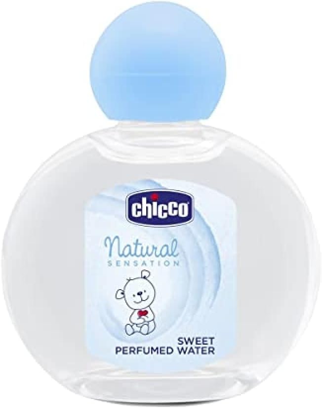 Chicco Natural Sensation Perfumed Water for Babies, Alcohol-Free Cologne, 100 ml