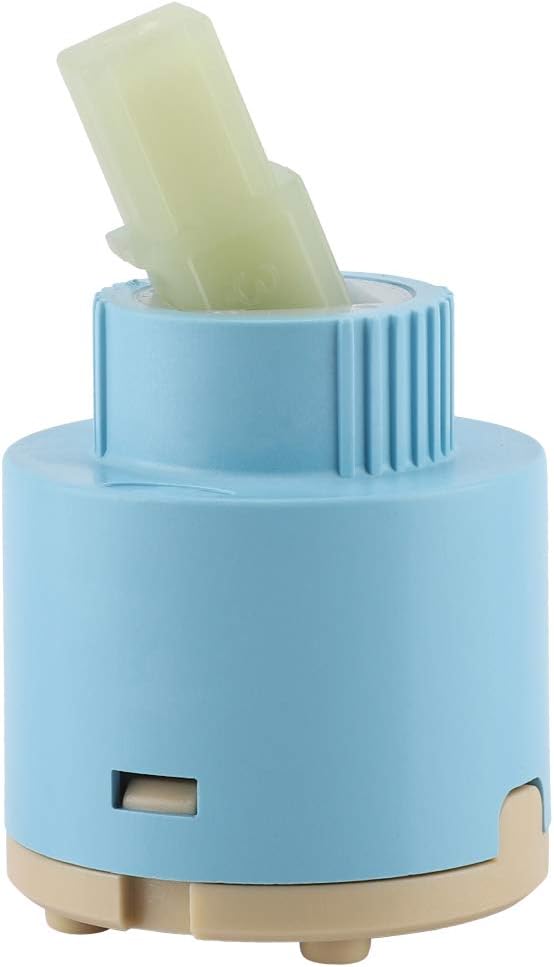 Tbest Waterfall Faucet Ceramic Cartridge Valve,35Mm Ceramic Cartridge Faucet 35Mm Ceramic Cartridge Water Mixer Tap Inner Control Faucet Valve Abs Blue Practical(35mm Diameter)