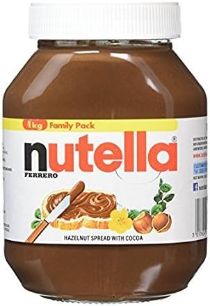 Nutella Hazelnut Chocolate Spread, 1 kg, Pack of 2