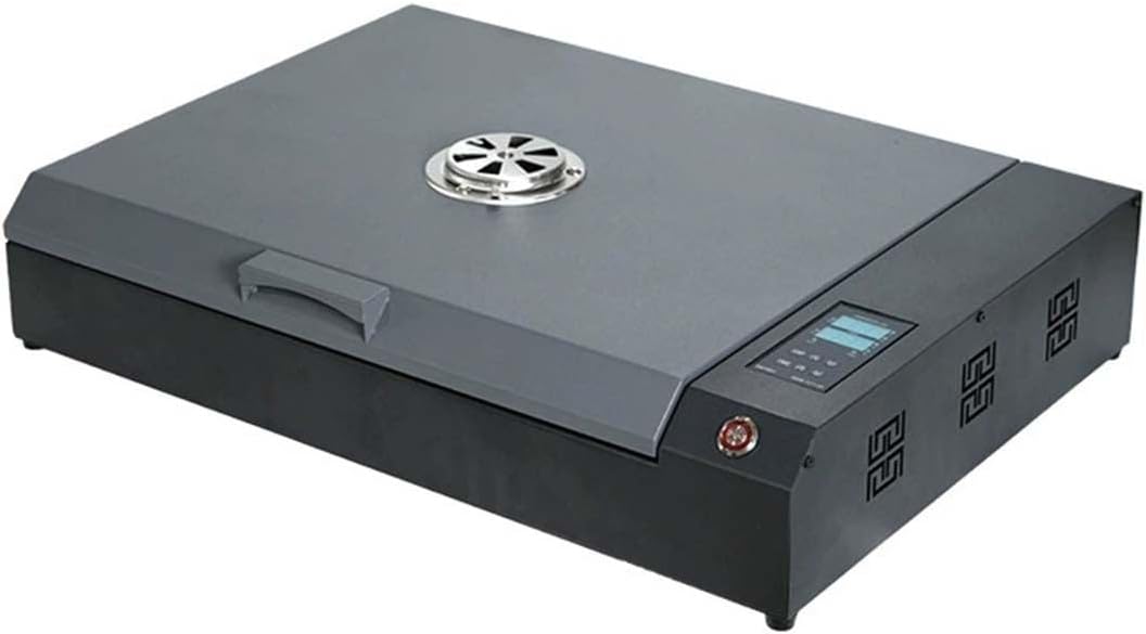 GJBMXSM Versatile DTF & PET Film Curing Oven – 930W High-Efficiency Heating, Max 200°C Temperature, 999s Timer, for Custom T-Shirt Printing, DIY Projects, and Heat Transfer Powder