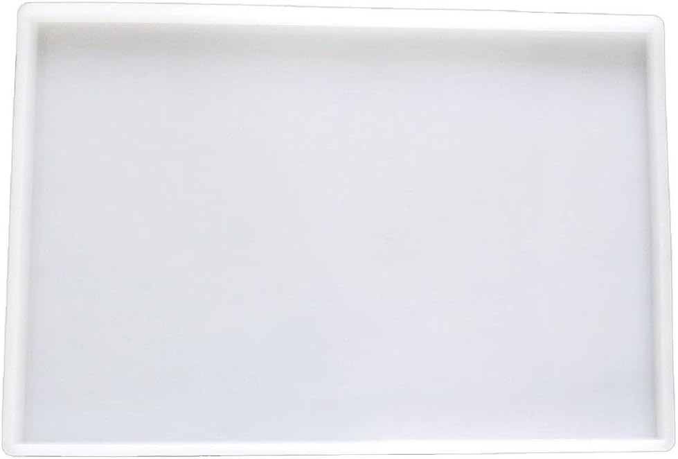 Yalulu Large Thicken Resin Tray Molds, Geode Agate Coaster Silicone Molds, Tray Platter Epoxy Resin Casting Molds