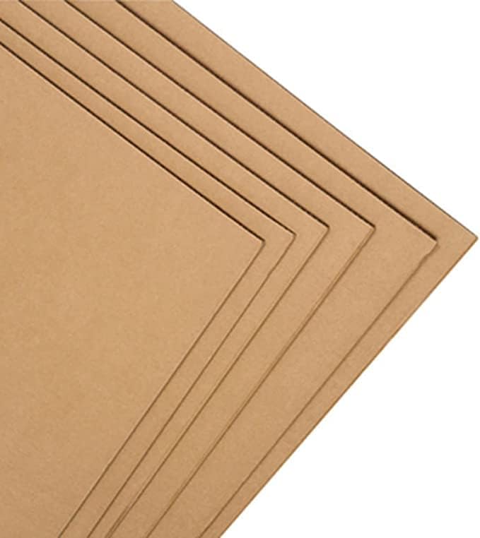 A3 Corrugated Cardboard Sheets for Packing, Mailing, Arts & Crafts. 3mm Thickness, A3 (297 x 420 mm) Kraft Board - Large Cardboard Sheets, Protective Boards (10 & 24 Pack)- LEO Design (6)