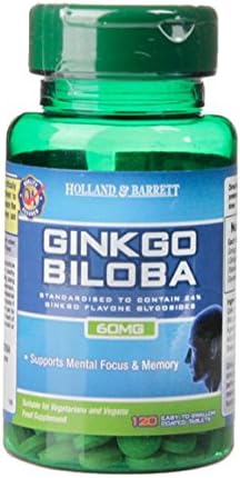 Holland & Barrett Ginkgo Biloba 120 Tablets 60mg