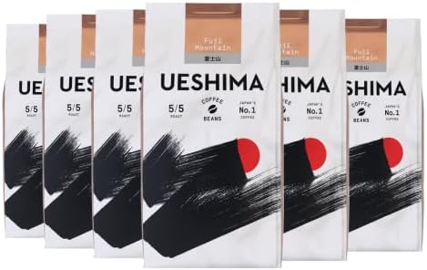 Ueshima Fuji Mountain Coffee Beans 200g (Pack of 6)