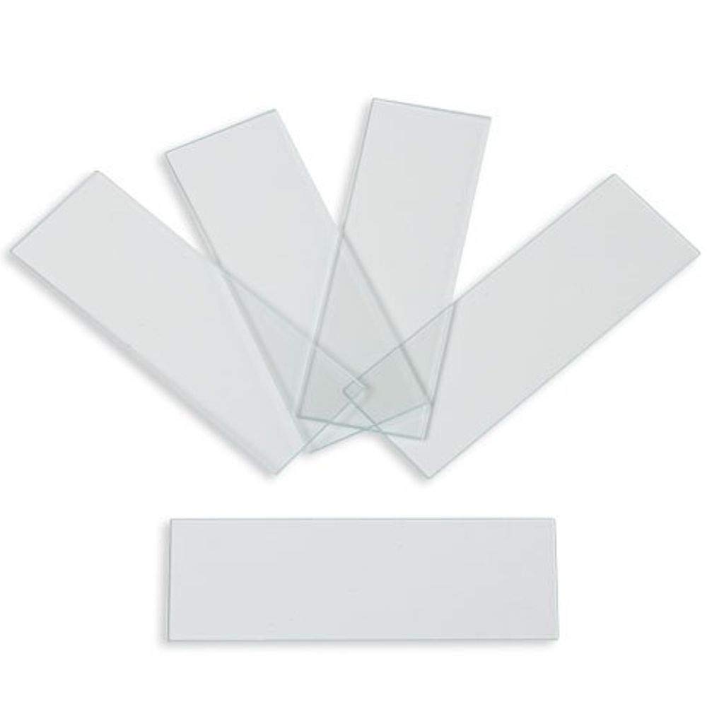 Microscope Slides, Ground Edges, Plain, 90 Corners, 3x1, Karter Scientific 206A11 (Pack of 720)