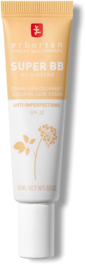Erborian Super BB Cream with Ginseng - Full coverage BB cream for acne prone skin