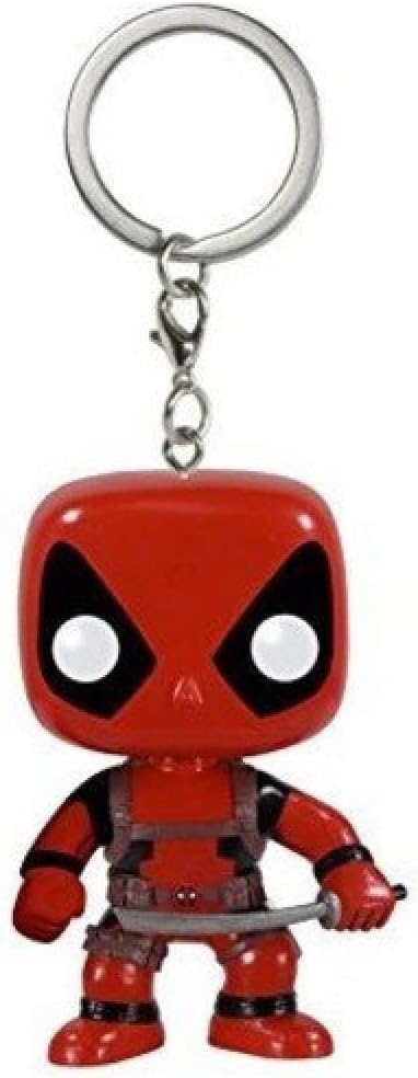 Funko Pop Keychain: Marvel - Deadpool Action Figure Novelty Keyring - Collectable Mini Figure - Stocking Filler - Gift Idea - Official Merchandise - Superheroes Fans - Backpack Decor