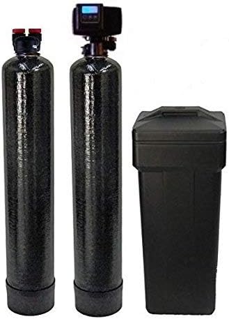 Whole House Fleck Water Softener + Upflow Carbon Filtration System (9"x48", 32,000 Grain, 1 Cubic Ft)