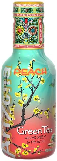 Arizona | Green Tea Peach | Cap | 6 x 0.5 liters
