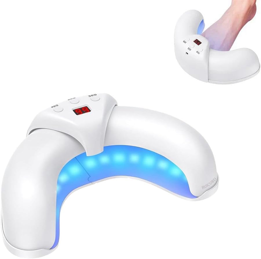 Laser Treatment Device for Mycosis Nails, Mycosis Toenails Cleaning and Repair Nail Treatment, 7 Min a Day Improve Fungal, for Multiple Nails of the Hands and Feet