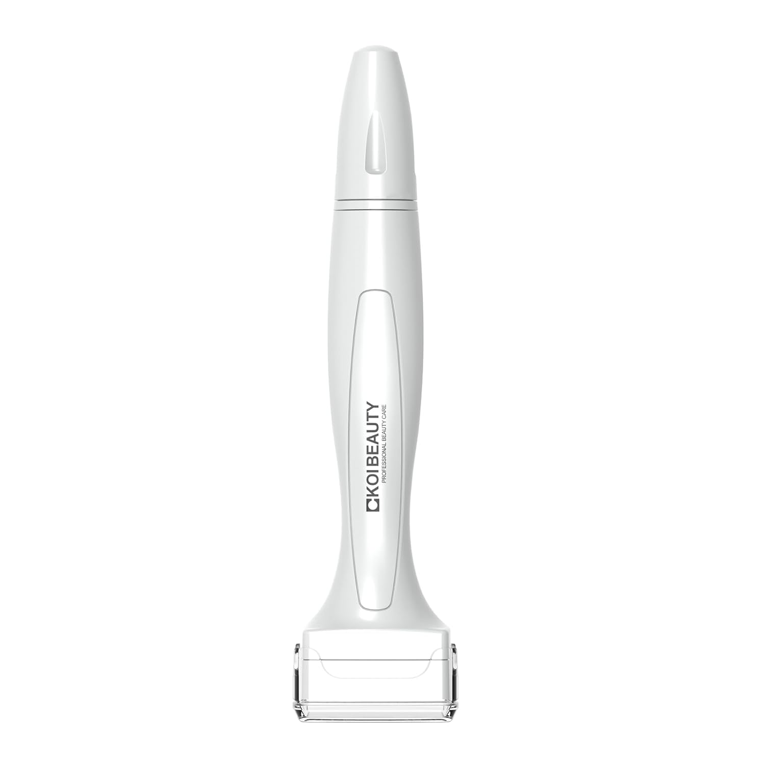 Koi Beauty Microneedling Derma Stamp, Micro Needling for Face Body Scalp, Titanium Microneedle Stamp for Men and Women - White