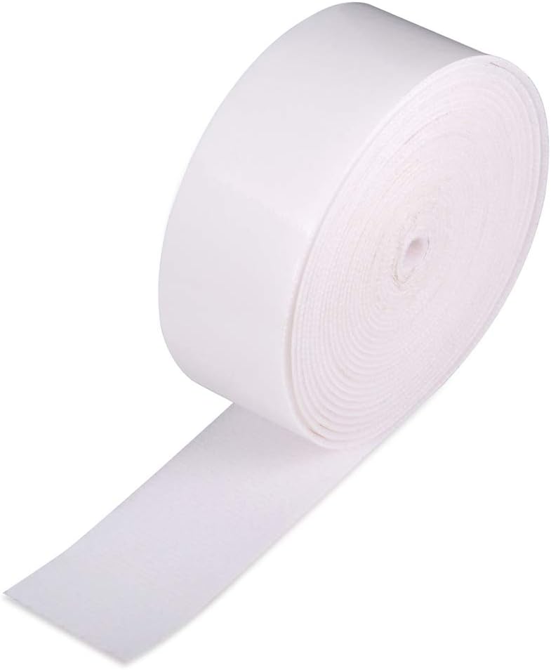 WINJUN 5M Length White Self-Adhesive Soft Fiber Felt Roll for Fabric Edge Squeegee Accessories Vinyl Applicator