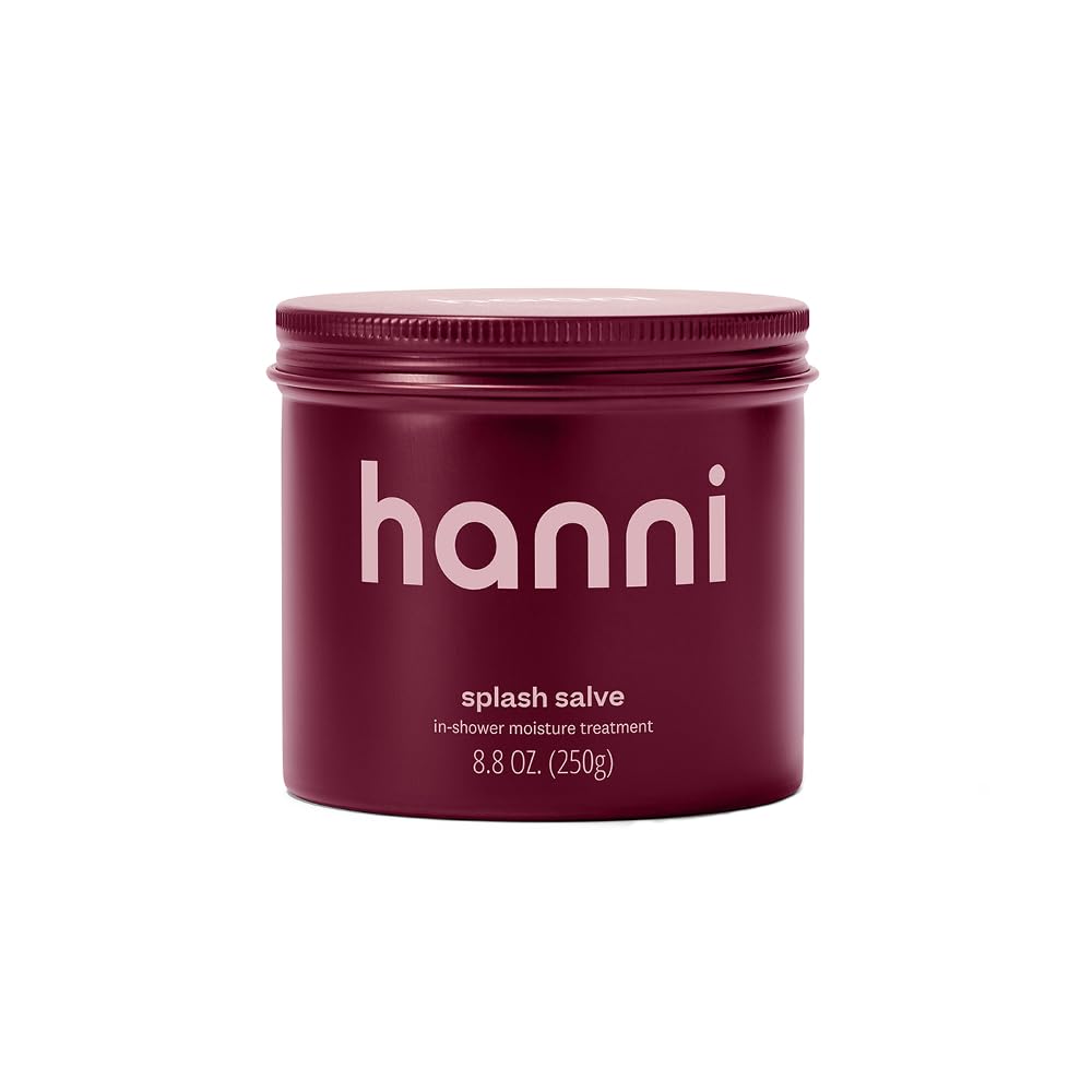 HANNI Splash Salve Body Mask, In-Shower Moisturizer with Coconut, Jojoba, Shea Butter & Glycerin, Deep Conditioning for All Skin Types, 250 mL / 8.8 oz