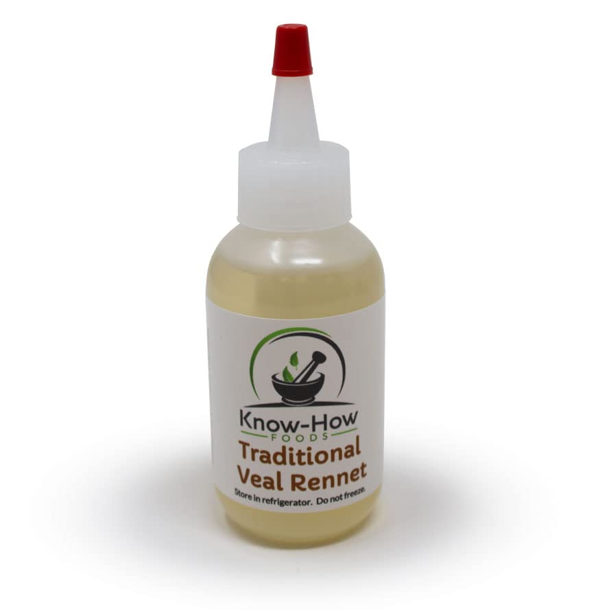 Liquid Animal Rennet (Traditional Calf/Veal) for Cheesemaking 2 oz