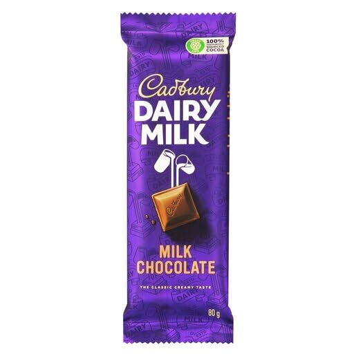 Cadbury Chocolate Slabs - Dairy Milk- Original 80g|4 Pack|