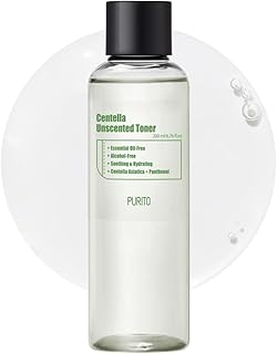 PURITO Centella Unscented Toner, 200ml 6.76 fl.oz, Korean Centella, for Sensitive Skin, Soothing, Facial Toner for face, K-Beauty, Korean Skin Care