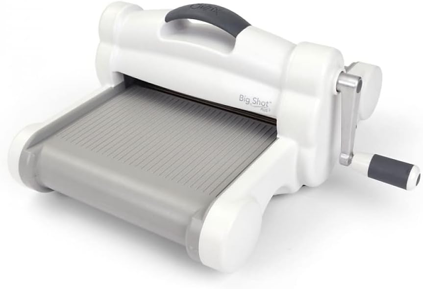 Sizzix Big Shot Plus 660340 Manual Die Cutting & Embossing Machine for Arts & Crafts, Scrapbooking & Cardmaking, 9” Opening
