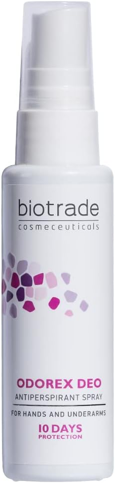 Biotrade Odorex Deo Antiperspirant Spray for Hands & Underarms – Anti-Sweat Spray with 10-14 Days of Protection for Excessive Sweating & Odour Control – 40 mL