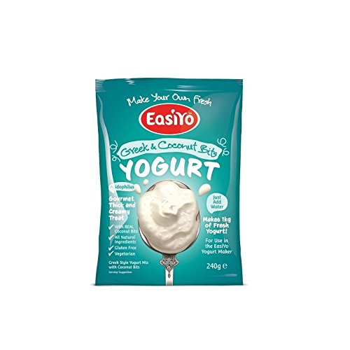 Easiyo Greek & Coconut Premium Yoghurt Mix 240g (Pack of 2)