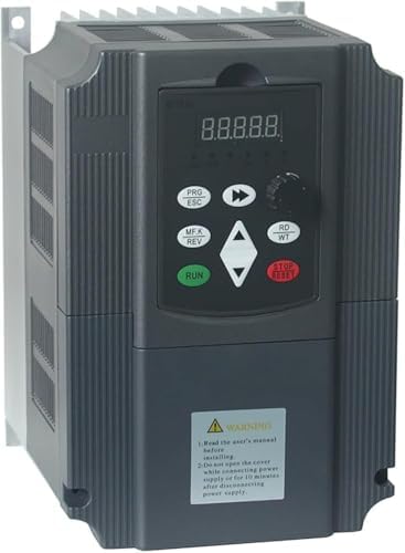 Frequency Converter Inverter, 4KW/5.5KW, 50Hz to 60Hz, Single Phase 220V to 3 Phase 380V/415V for Motor Speed Control