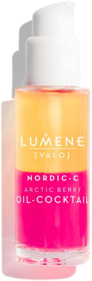 LUMENE Nordic-C [VALO] Arctic Berry Oil-Cocktail Serum | Antioxidant-Rich Hydration | Vitamin C, Vitamin E & Hyaluronic Acid | Replenishes & Plumps Dry Skin | For Radiant, Smooth Skin | Vegan | 30 ml