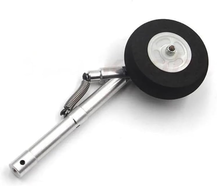 1PC 9 11 13 14cm Aluminum Alloy Single-Wheel Telescopic Spring Damping Landing Gear for Ducted Aircraft F22 Freewing L39 RC (1PC 130mm)