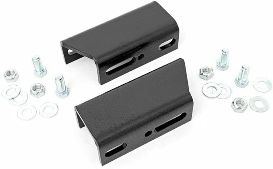 Front Sway Bar Drop Brackets for Jeep for Cherokee 1984-2001 for Wagoneer 1984-1990 Xj W/ 4" 5" Lift Steel Black Powdercoated LZY1393