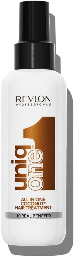 REVLON PROFESSIONAL UNIQONE COCO HAIR TREATMENT, Leave-In Hair Treatment, Hair Treatment, Coconut Fragrance – 150 ml