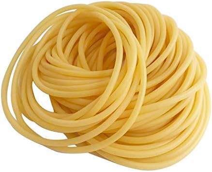 SUCOHANS Latex Tubing, 1/4" I.D. x 3/8" O.D. x 1/16" Wall/Speargun Band Slingshot Catapult Surgical Tube Rubber Hose ONE Continuous Piece