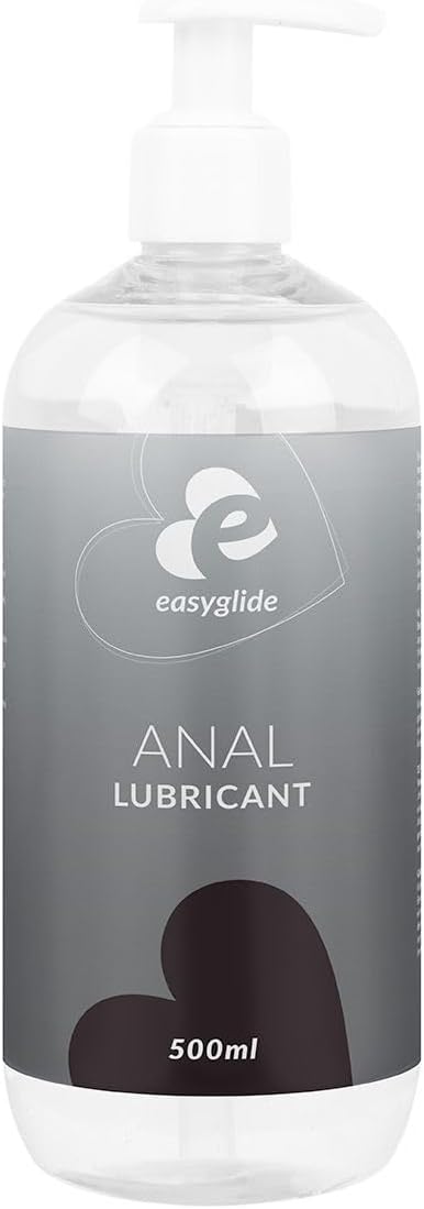 EasyGlide Anal Water Based Lubricant – Compatible with Latex and Silicone – Non Sticky Anal Lube – 500ml