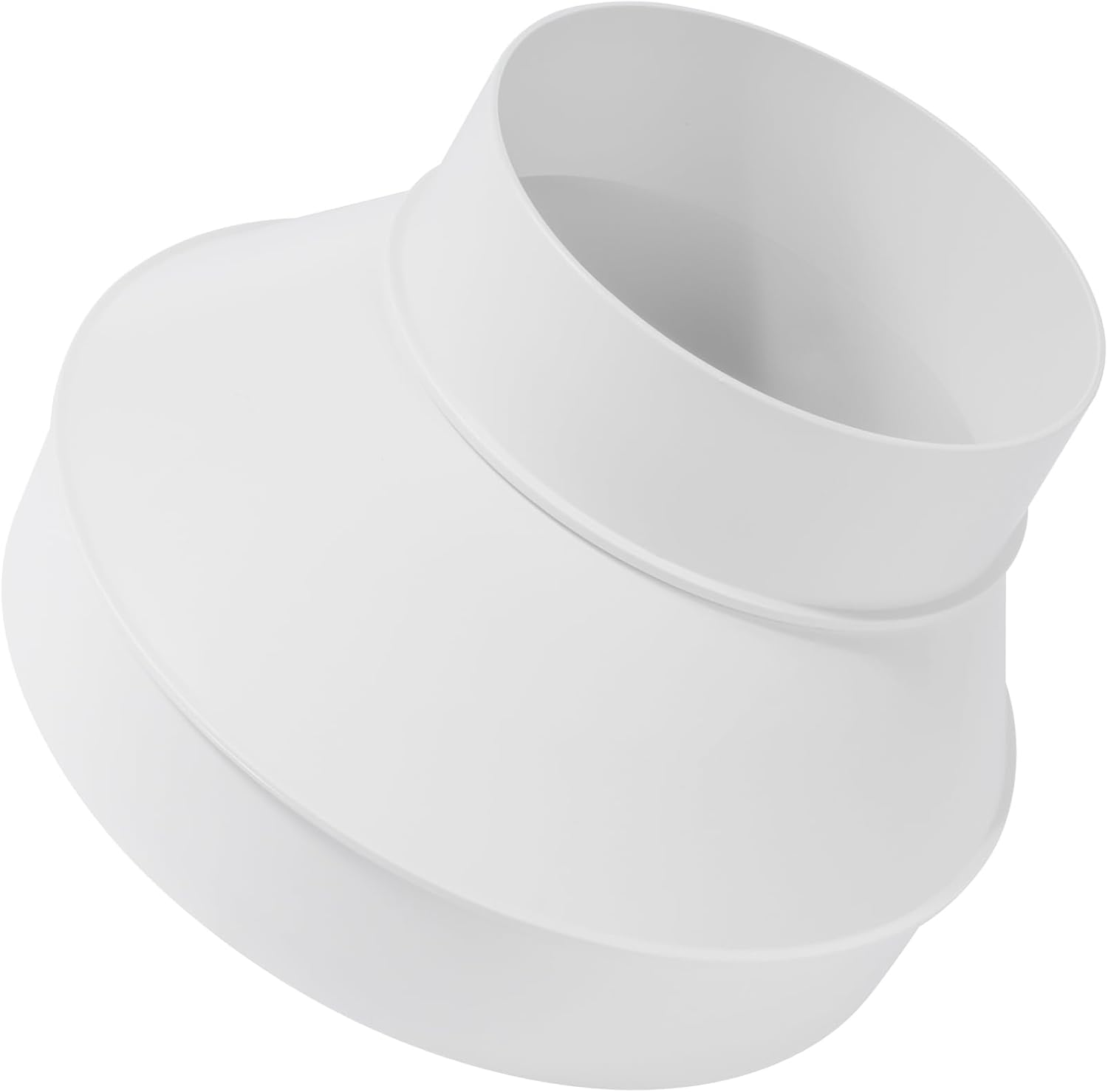 Repa Market 6" to 4" Duct Reducer Round Reducer Duct Fitting Pipe Increaser Reducer PVC DWV (Drain, Waste and Vent) Reducing Coupling
