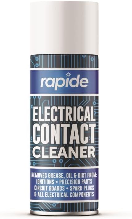 Electrical Contact Cleaner Spray 200ml Maintenance Spray with Straw - Fast Drying - Removes Dirt, Flux Residue - Cleaning & Protecting Electrical Components