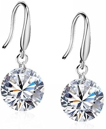 Lily Jewelry 925 Sterling Silver Swarovski Crystal Elements Drop Earings