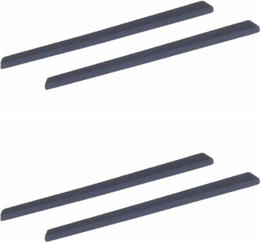 Caulo Replacement Ear Socks Sleeves Compatible with Oakley Glass Sunglass Frames OX3222 OX3232 OX3241 OX8097 OX8103 etc (Black - 2 Pairs)